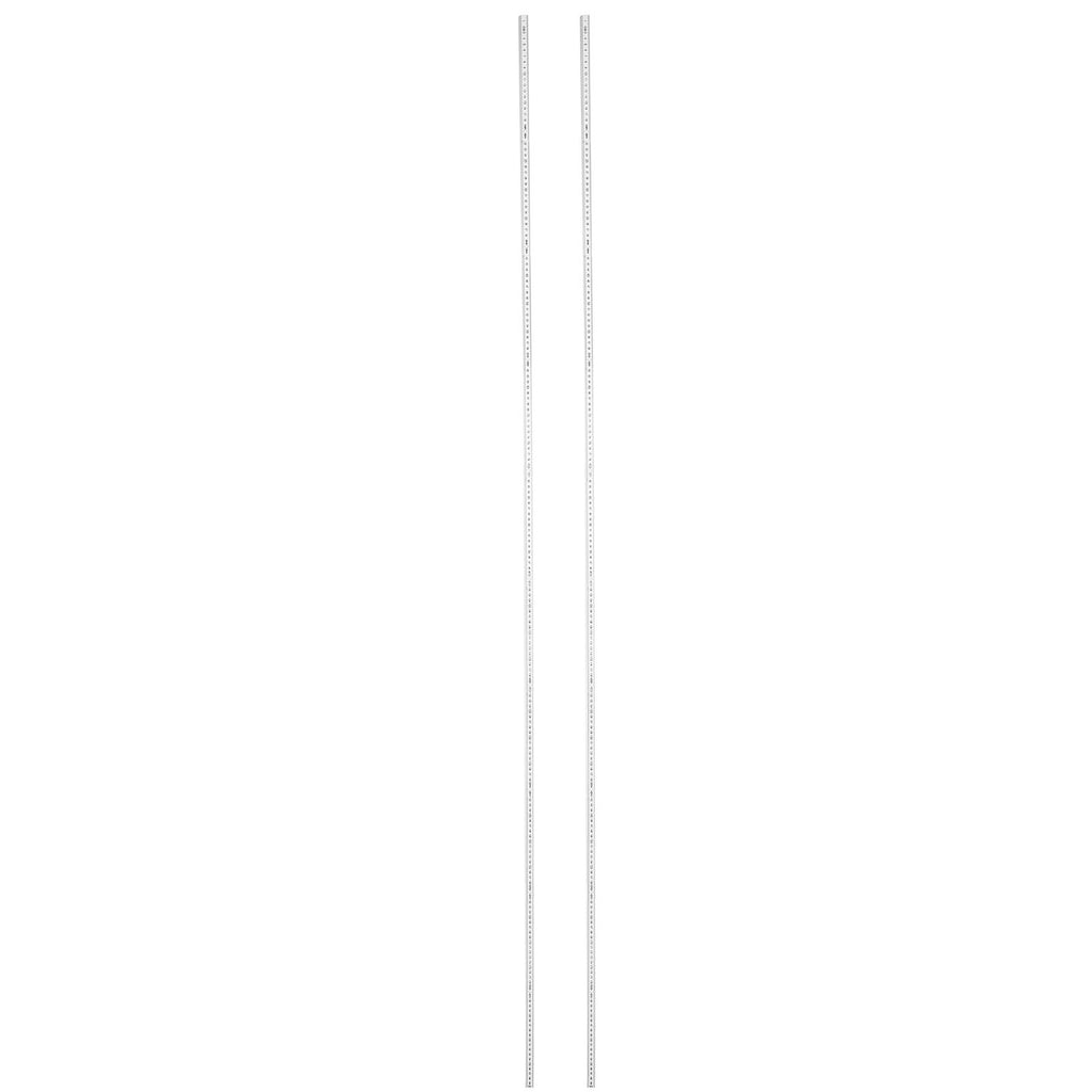 2Pcs 2m Folding Carpenters Ruler Lightweight Compact Measuring Stick Woodworking Tool