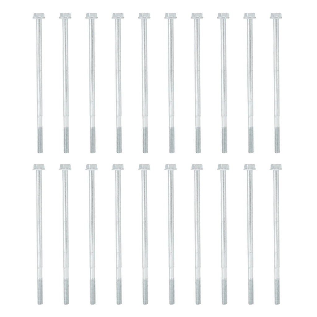20Pcs Long Hex Bolt Flange Flat Head Screw Replacement M6x135 Generator Hardware Fittings