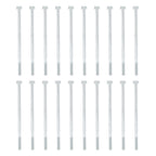20Pcs Long Hex Bolt Flange Flat Head Screw Replacement M6x135 Generator Hardware Fittings