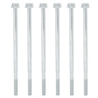 20Pcs Long Hex Bolt Flange Flat Head Screw Replacement M6x135 Generator Hardware Fittings
