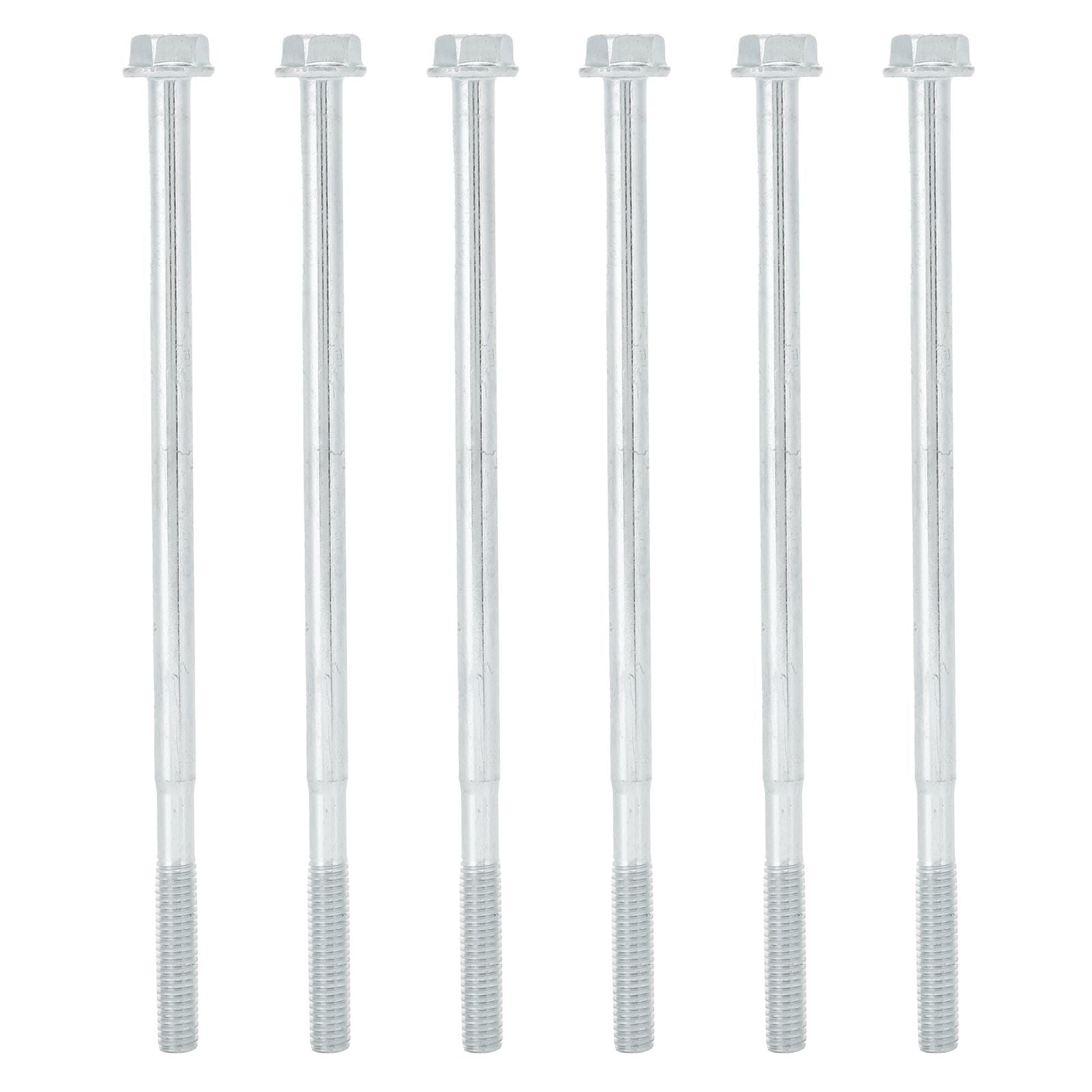 20Pcs Long Hex Bolt Flange Flat Head Screw Replacement M6x135 Generator Hardware Fittings