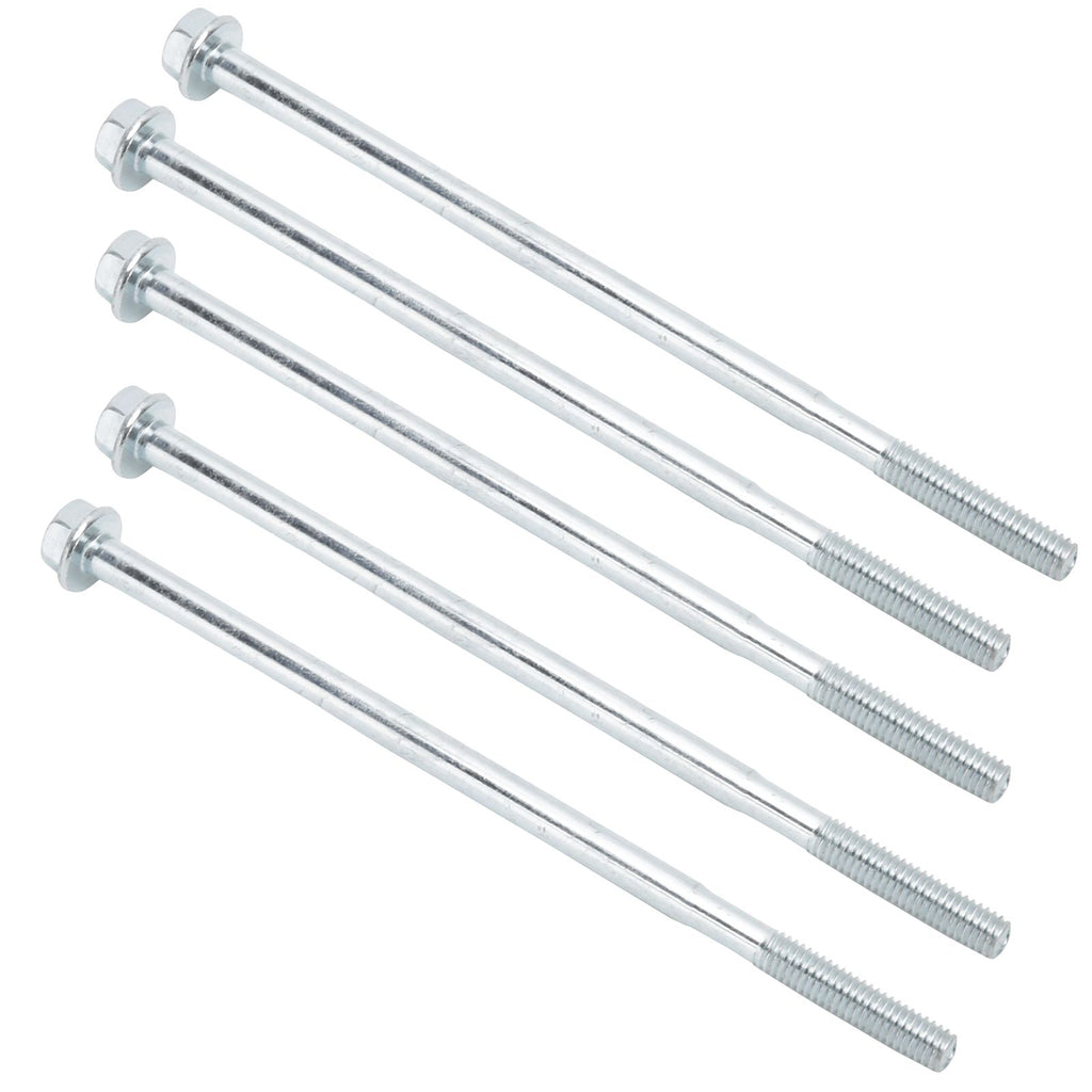 20Pcs Long Hex Bolt Flange Flat Head Screw Replacement M6x135 Generator Hardware Fittings