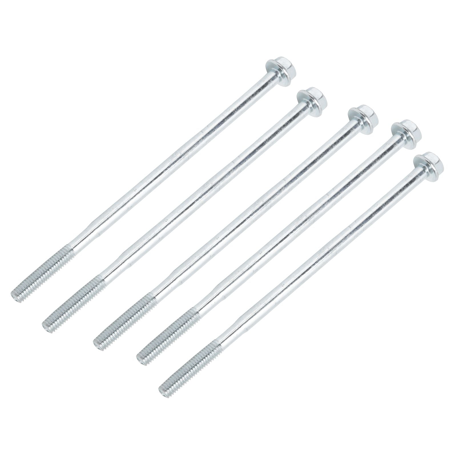 20Pcs Long Hex Bolt Flange Flat Head Screw Replacement M6x135 Generator Hardware Fittings