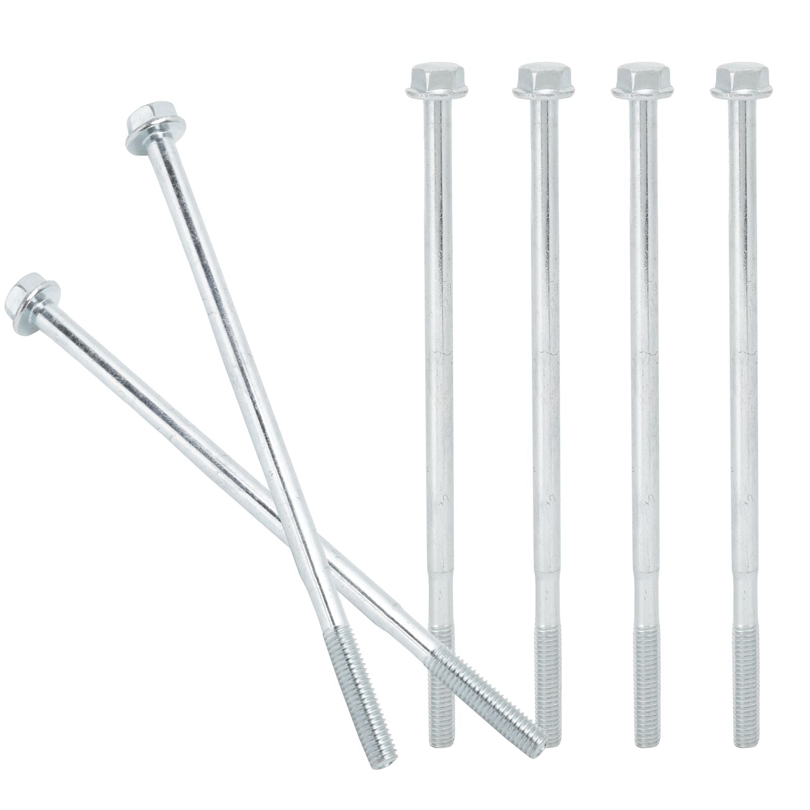 20Pcs Long Hex Bolt Flange Flat Head Screw Replacement M6x135 Generator Hardware Fittings