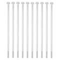 10Pcs Long Flange Bolt M8x235 Hex Head Flange Screw Gasoline Generator Replacement Parts