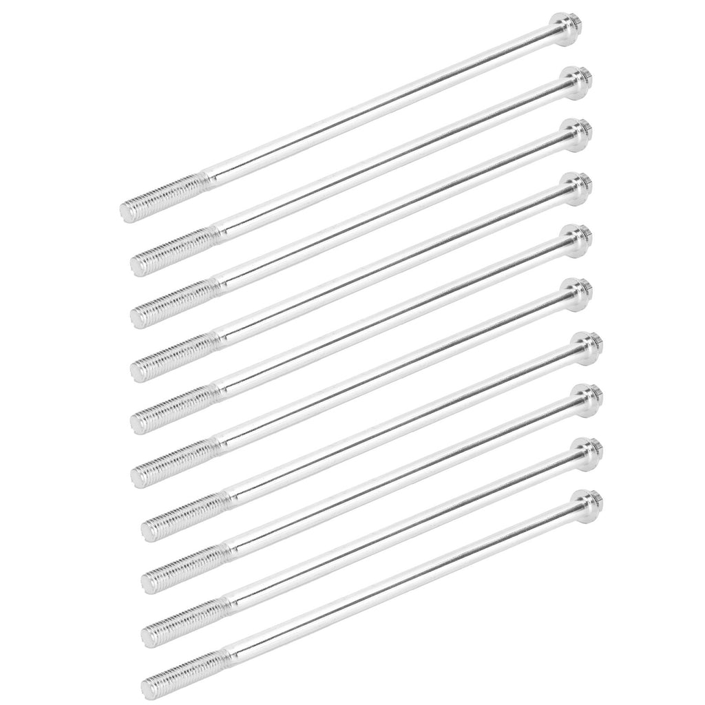 10Pcs Long Flange Bolt M8x235 Hex Head Flange Screw Gasoline Generator Replacement Parts
