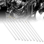 10Pcs Long Flange Bolt M8x235 Hex Head Flange Screw Gasoline Generator Replacement Parts