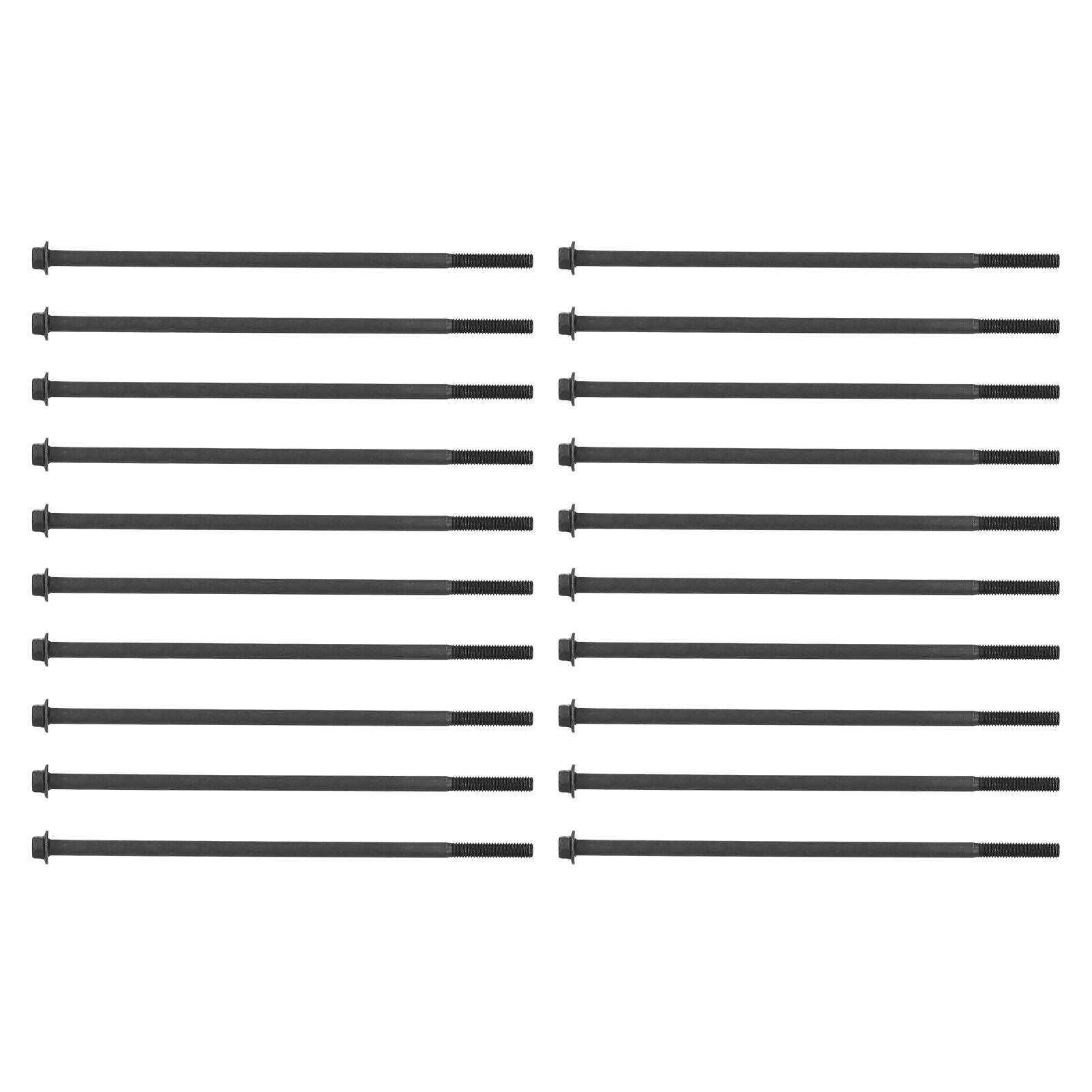 20PCS M6x175 Long Bolts Flange Bolts Threaded Bar Gasoline Diesel Generator Parts