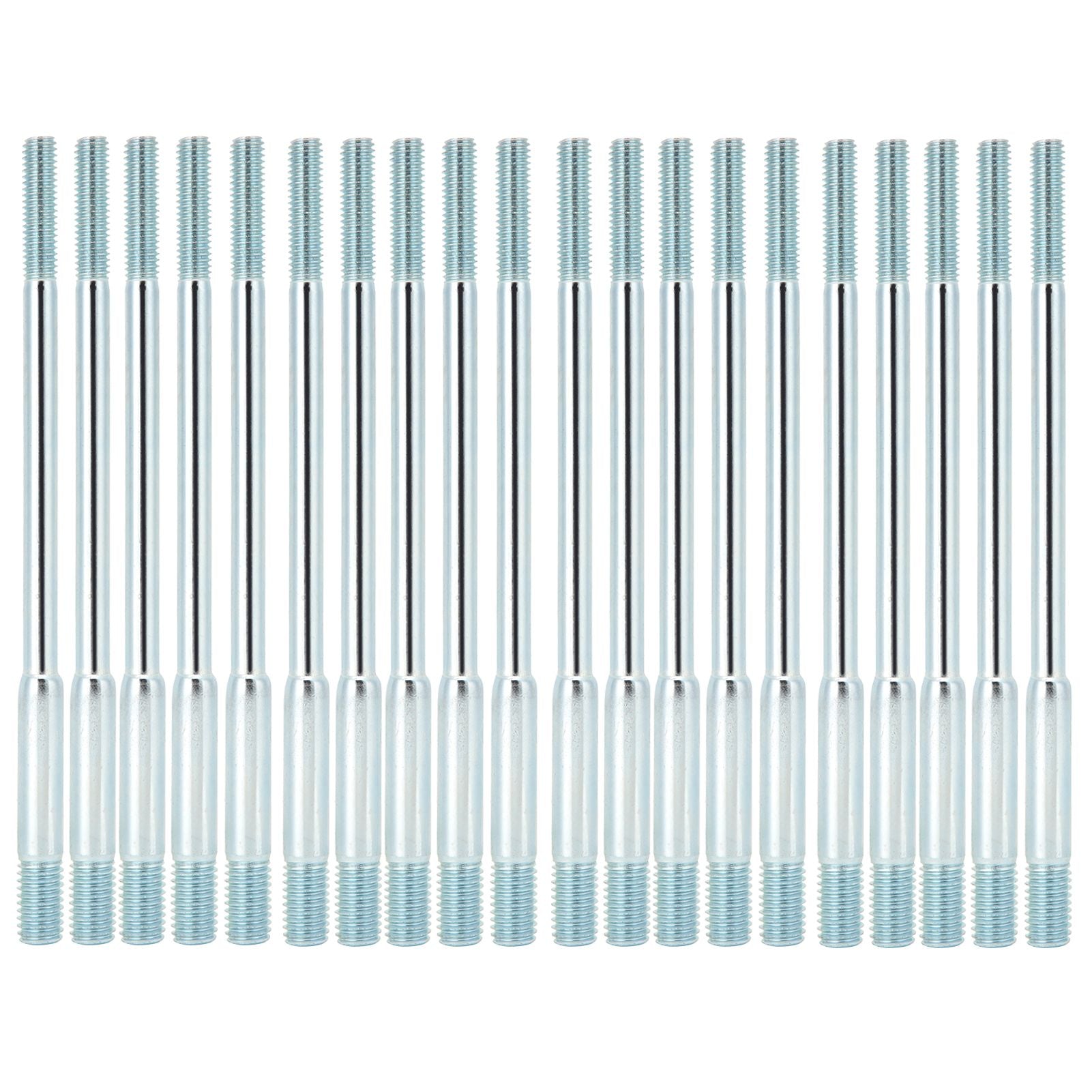20PCS M6x8x135 Cylinder Head Stud Bolts Double End Threaded Fit for 188F Gasoline Generator