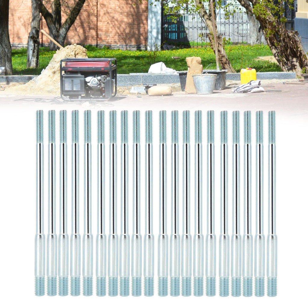 20PCS M6x8x135 Cylinder Head Stud Bolts Double End Threaded Fit for 188F Gasoline Generator
