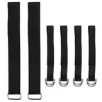 Kids Balanced Scooter Skis Stand Parking Rack Snowboard Equipment for Winter Skiing Black