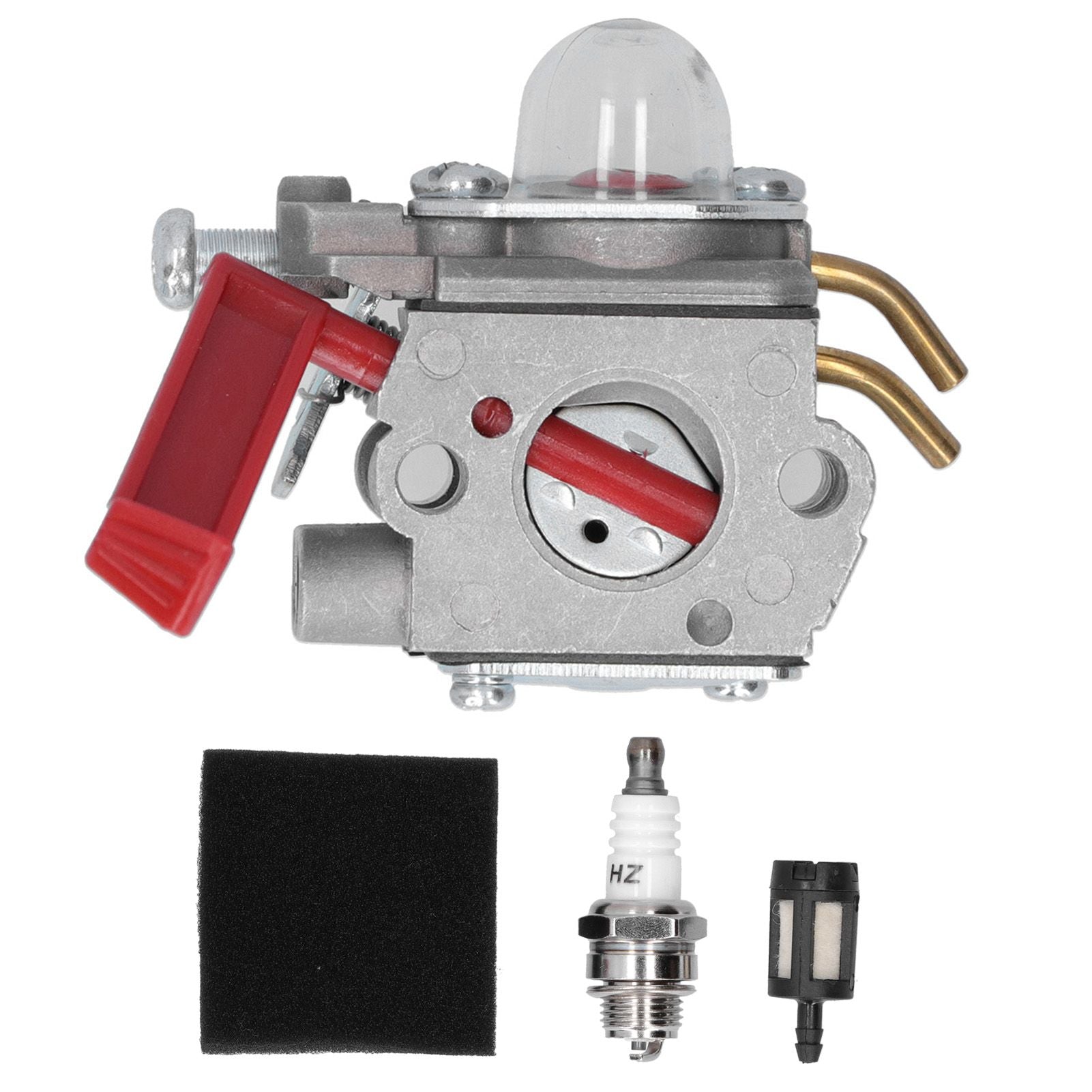 Carburetor Filter Sparking Plug Kit Fit for Homelite UT‑20760 UT‑20763 K100 Gardening Tool