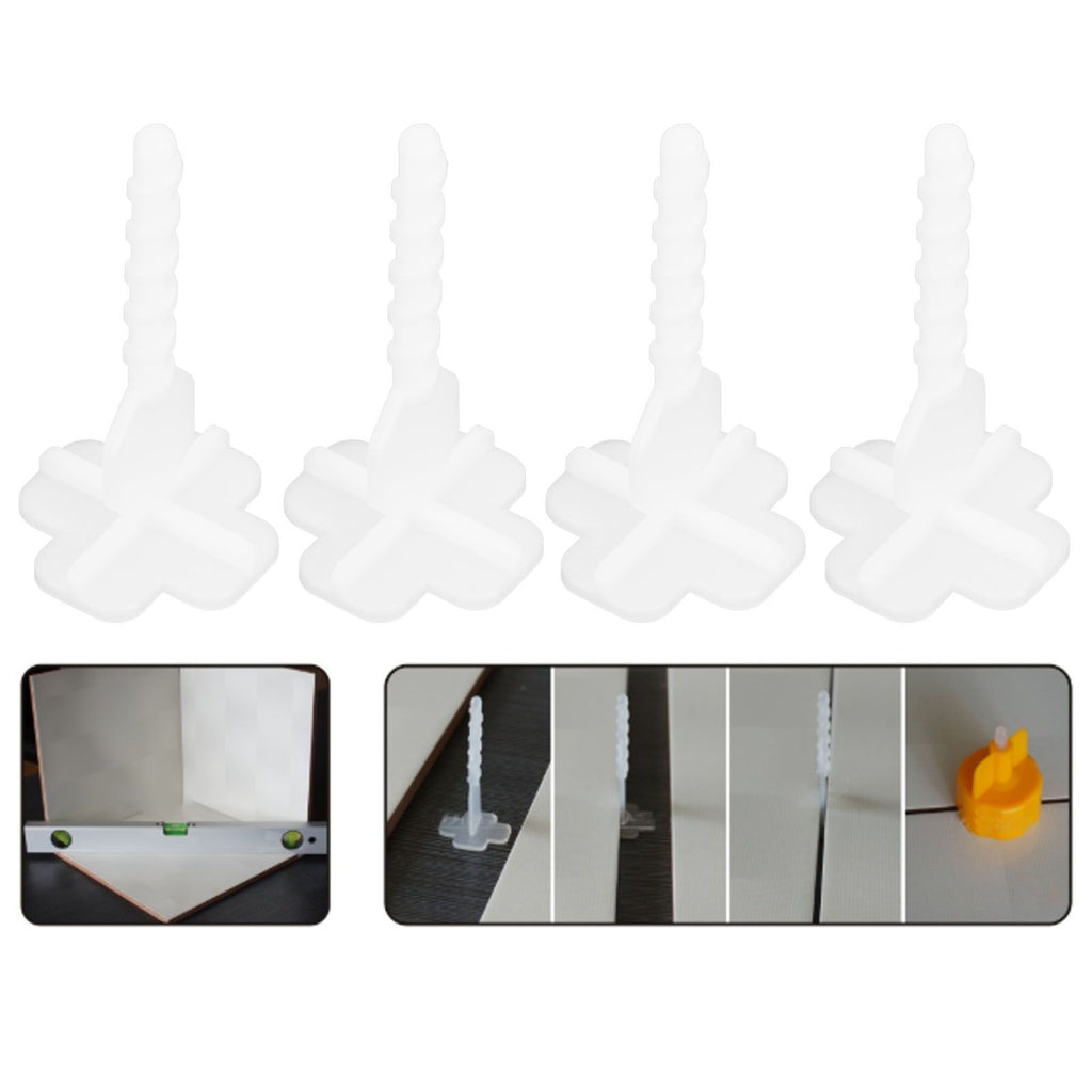 100Pcs Tile Leveling System Floor Wall Tiles Leveler Spacers Construction Building Supply