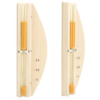 Sauna Hourglass 15Minutes Sauna Room Sand Clock Glass Timer WallMounted Wooden Hourglass