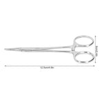 12.5cm Hemostatic Forceps Stainless Steel Pet Hair Puller Fishing Lock Plier for Livestock