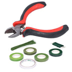 8Pcs set Flower Arrangement Kit Floral DoubleSided Tape Wire Cutter for Bouquet Stem Wrapping