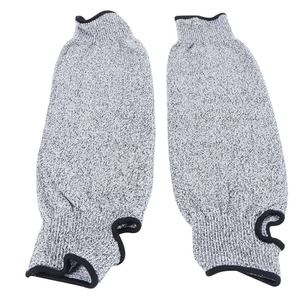 1 Pair 45cm Arm Protection Sleeve 5 Protection Grade Cut Resistant Safety Arm Guard for Garden