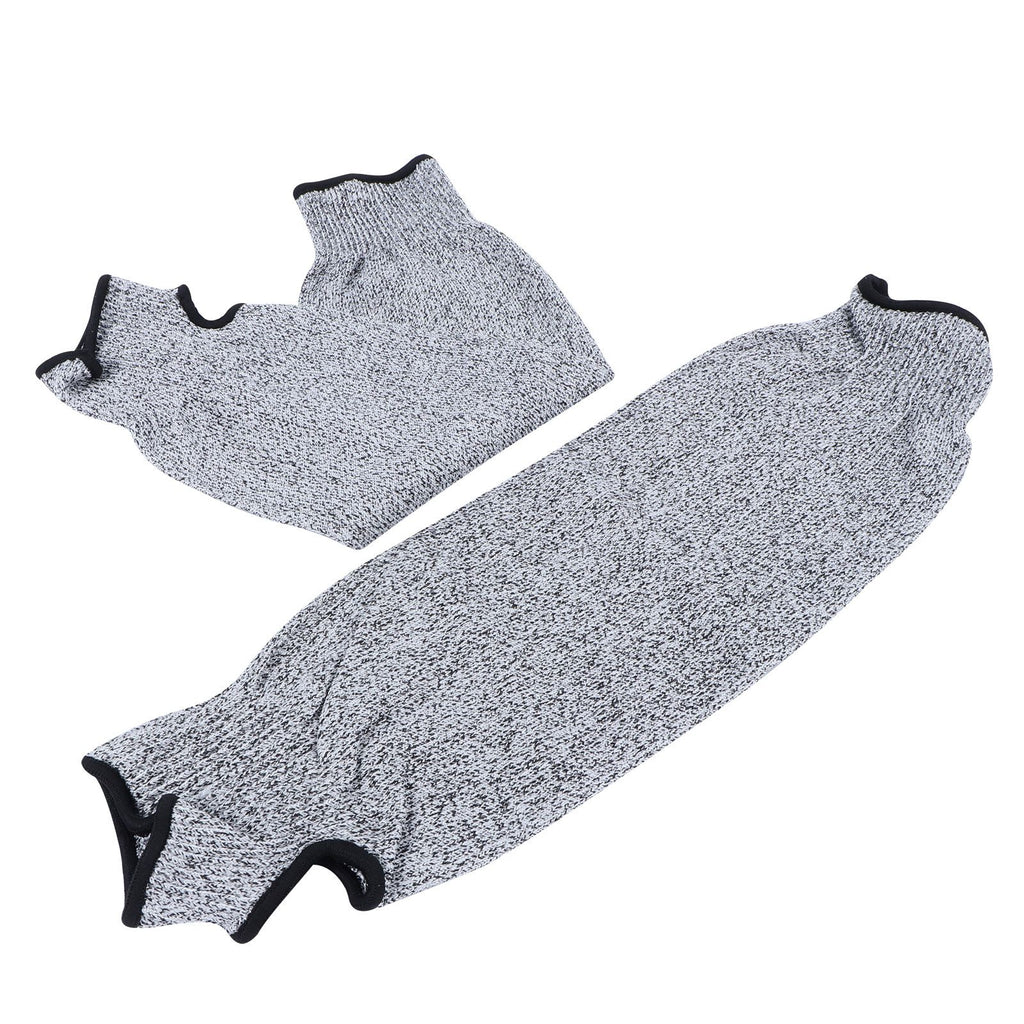 1 Pair 45cm Arm Protection Sleeve 5 Protection Grade Cut Resistant Safety Arm Guard for Garden