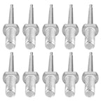 10pcs Ear Tag Pin Stainless Steel Livestock Ear Tag Plier Accessory for Cattle Pig Sheep