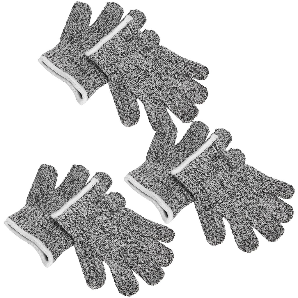 3 Pairs Cut Resistant Gloves Children Gardening Outdoor Activities Cut Proof Work Gloves