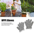 3 Pairs Cut Resistant Gloves Children Gardening Outdoor Activities Cut Proof Work Gloves