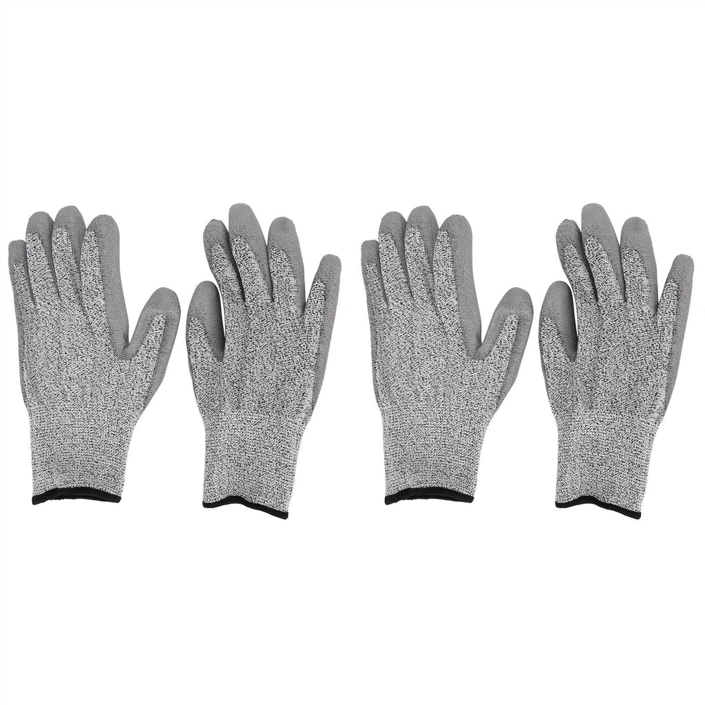 2pairs Waterproof Gardening Gloves Cut Resistant Reusable Working Protective Gloves