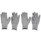 2pairs Waterproof Gardening Gloves Cut Resistant Reusable Working Protective Gloves