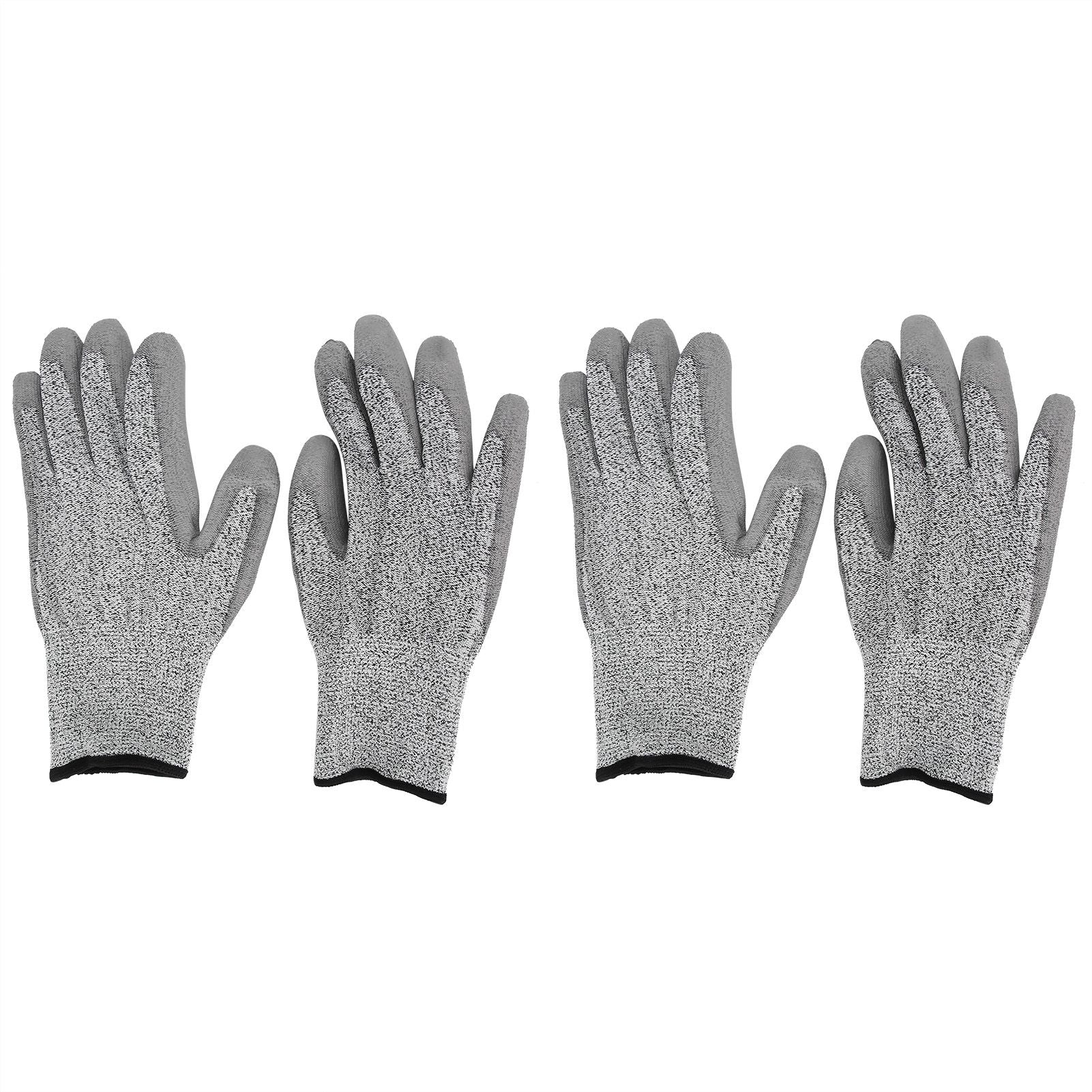 2pairs Waterproof Gardening Gloves Cut Resistant Reusable Working Protective Gloves