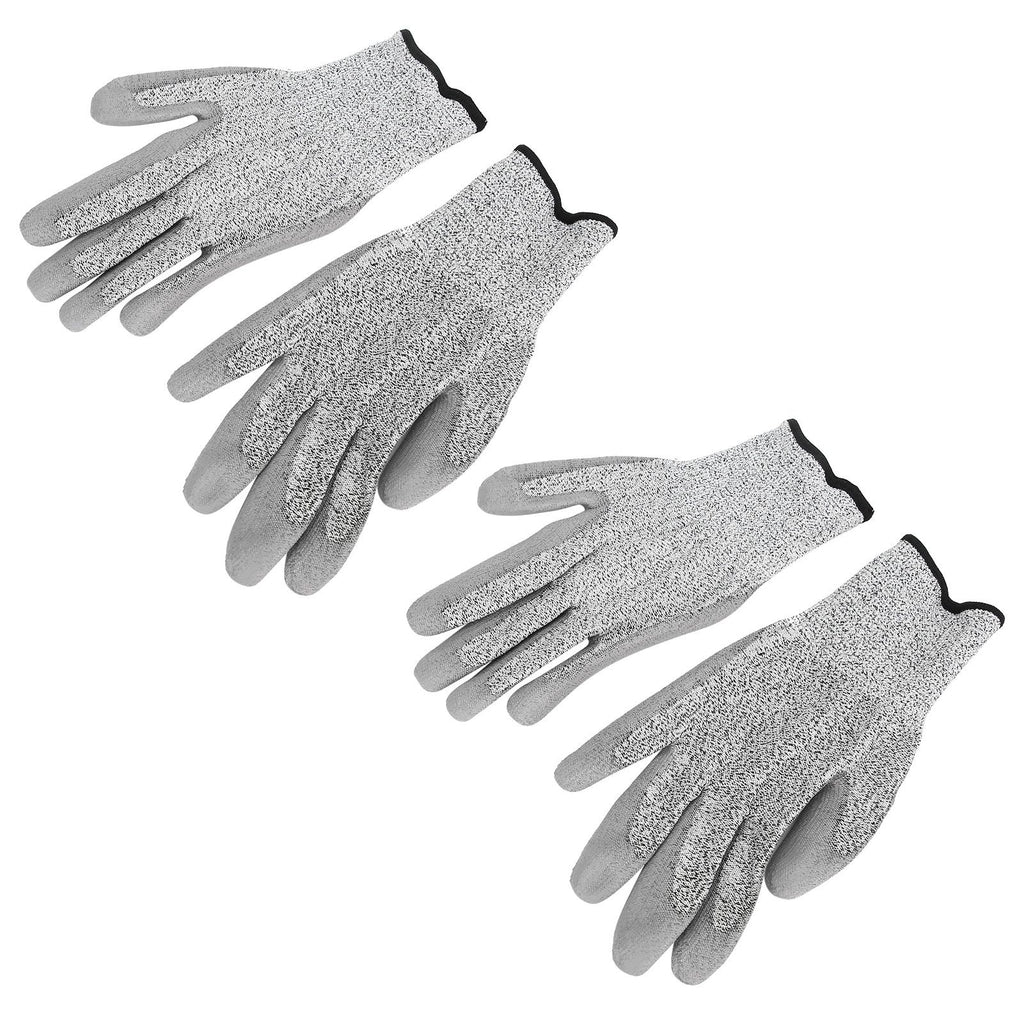 2pairs Waterproof Gardening Gloves Cut Resistant Reusable Working Protective Gloves
