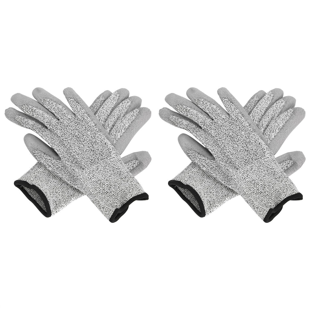 2pairs Waterproof Gardening Gloves Cut Resistant Reusable Working Protective Gloves