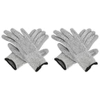2pairs Waterproof Gardening Gloves Cut Resistant Reusable Working Protective Gloves