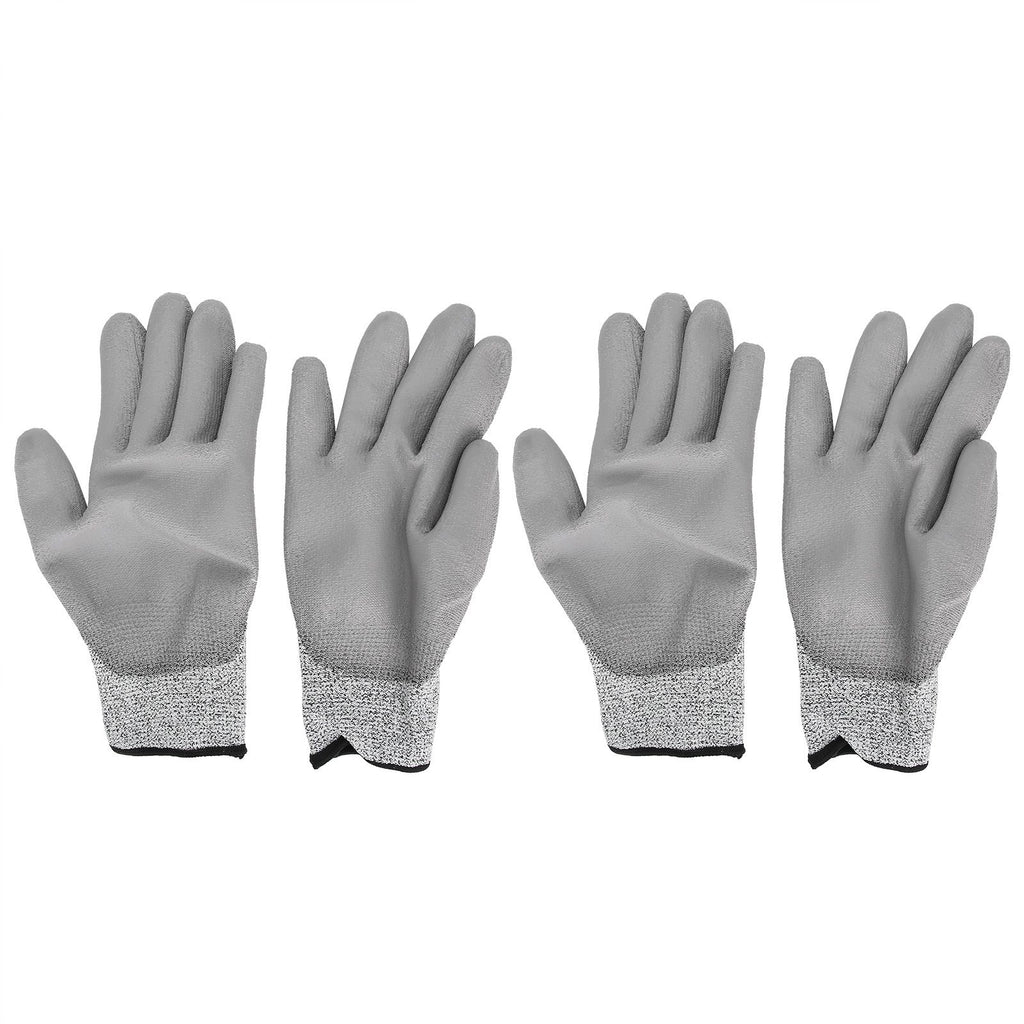2pairs Waterproof Gardening Gloves Cut Resistant Reusable Working Protective Gloves