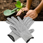 2pairs Waterproof Gardening Gloves Cut Resistant Reusable Working Protective Gloves