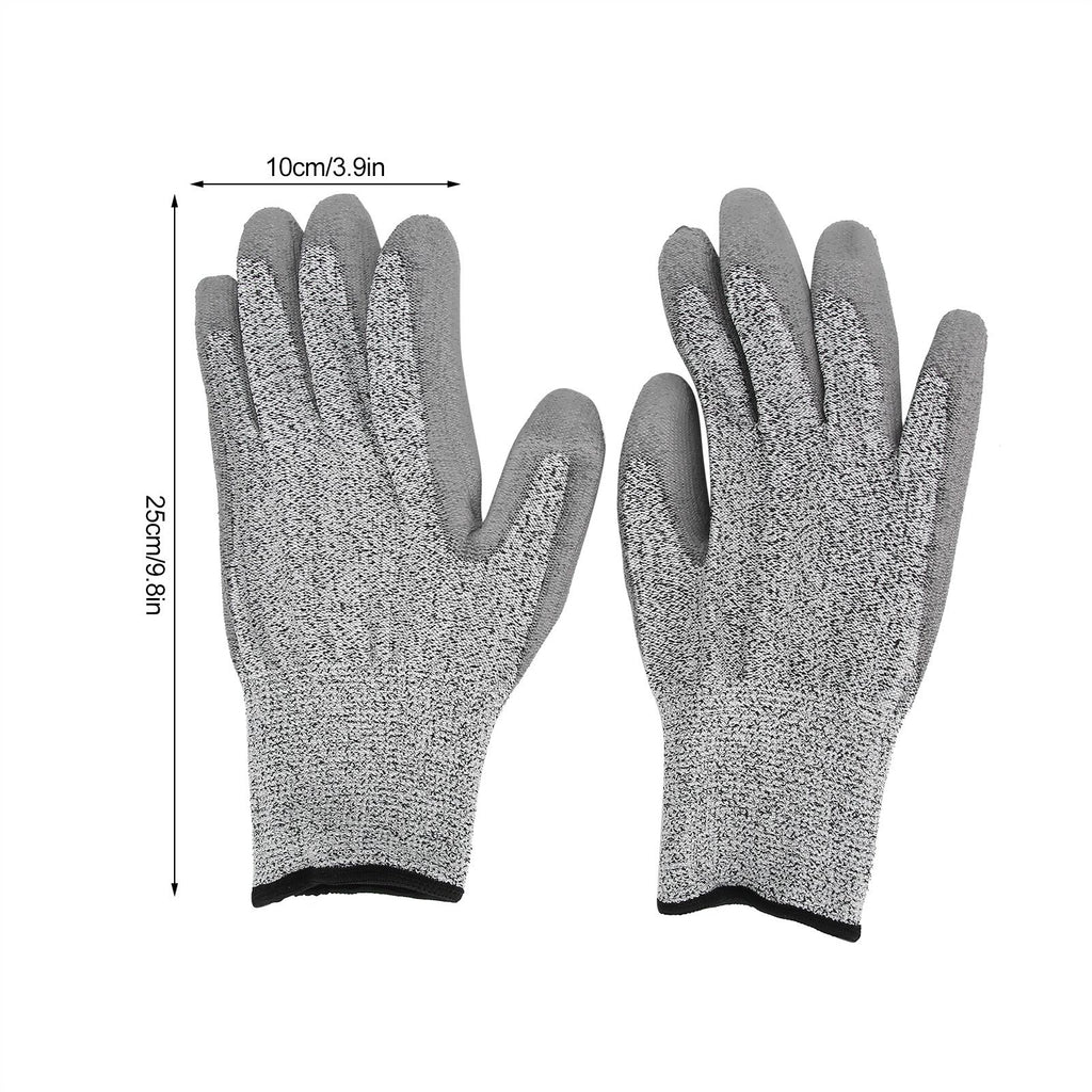 2pairs Waterproof Gardening Gloves Cut Resistant Reusable Working Protective Gloves