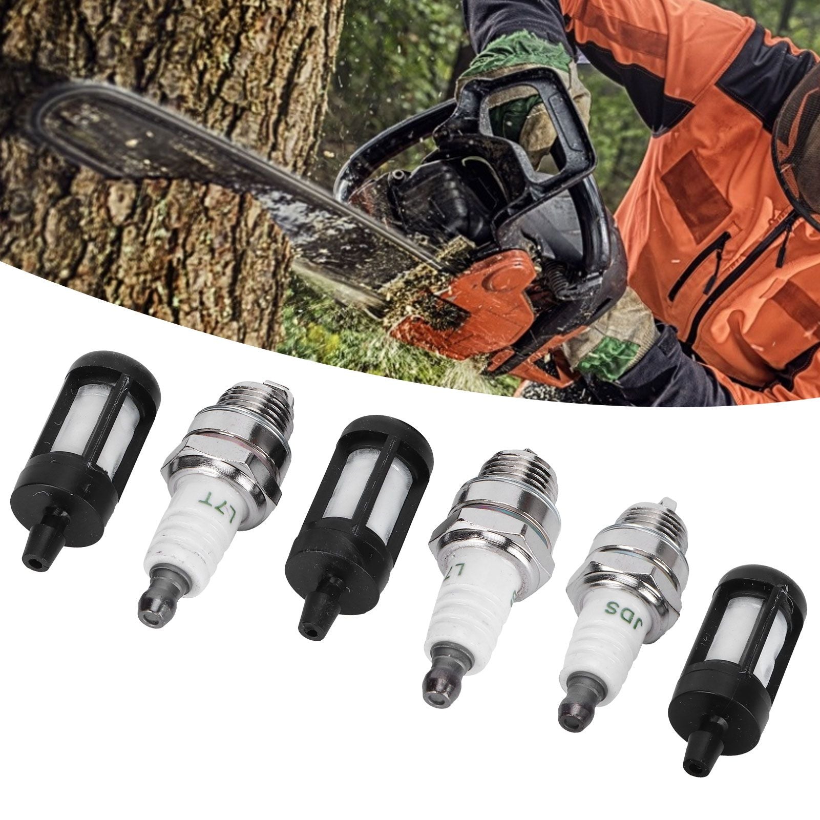 Air Filter Fuel Filter Sparking Plug Set Fit for Stihl MS180 MS170 018 017 MS 180 170