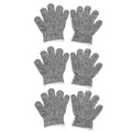 3 Pairs Kids Cutting Resistant Gloves Children Work Safety Protection Gloves for Gardening