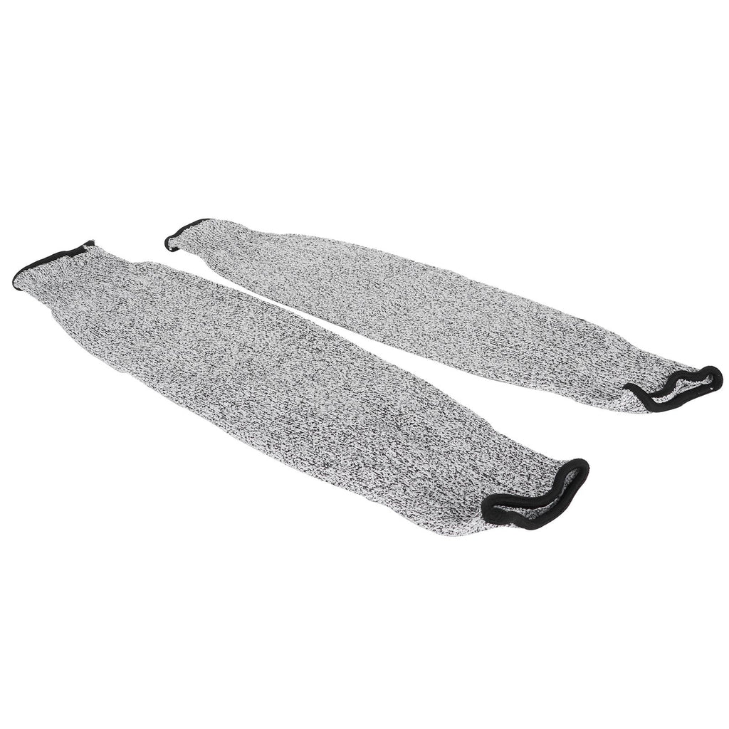 1 Pair 45cm Cut Proof Sleeves Cut Resistance Level 5 Arm Protector Sleeve for Gardening