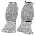 1 Pair 45cm Cut Proof Sleeves Cut Resistance Level 5 Arm Protector Sleeve for Gardening