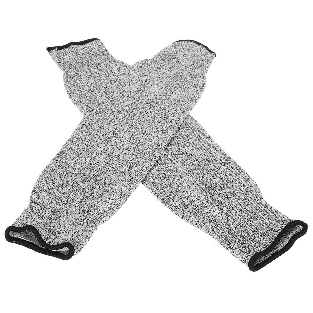 1 Pair 45cm Cut Proof Sleeves Cut Resistance Level 5 Arm Protector Sleeve for Gardening