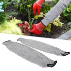 1 Pair 45cm Cut Proof Sleeves Cut Resistance Level 5 Arm Protector Sleeve for Gardening
