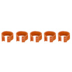 001‑100 Numbered Bird Leg Bands 8mm Poultry Identify Rings Accessory for Birds PigeonsCoffee