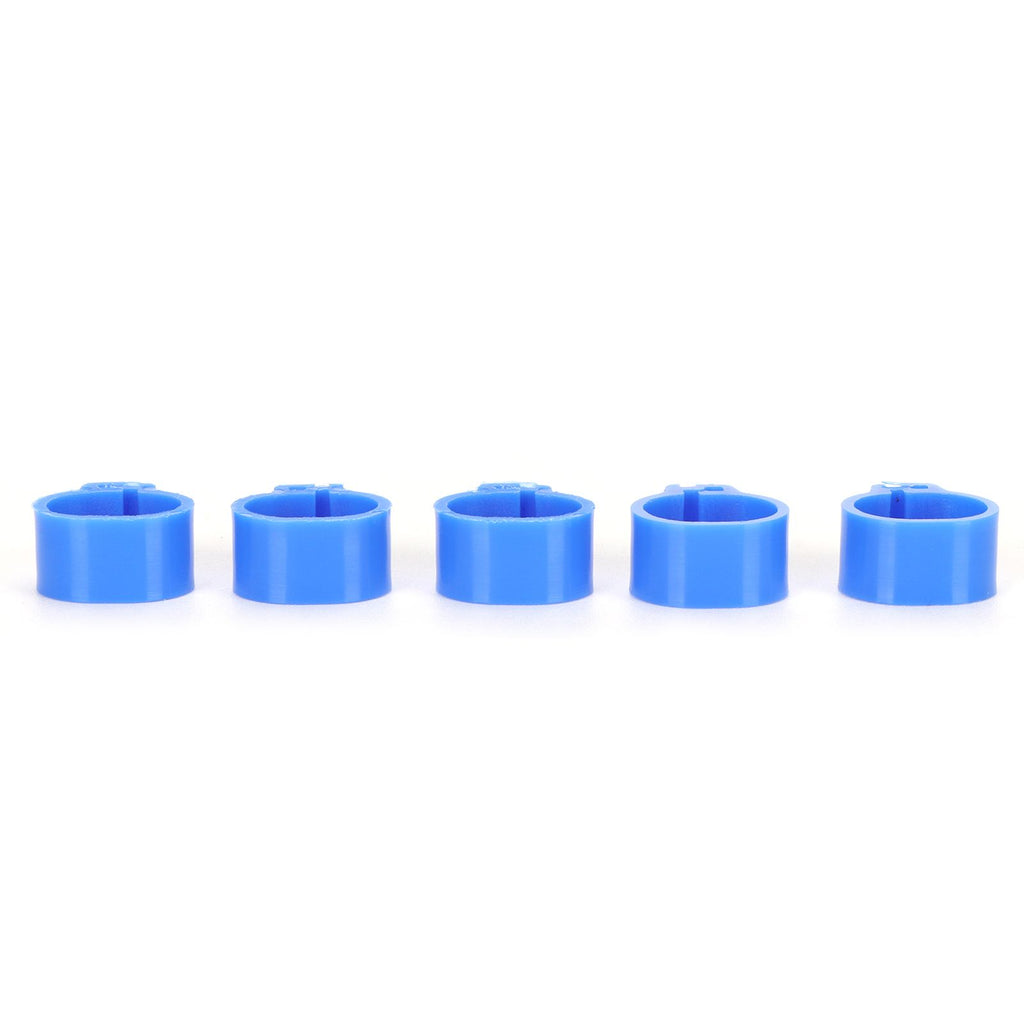 200Pcs 10mm Pigeons No Word Leg Ring Poultry Foot Clip Identification Ring Birds SuppliesBlue