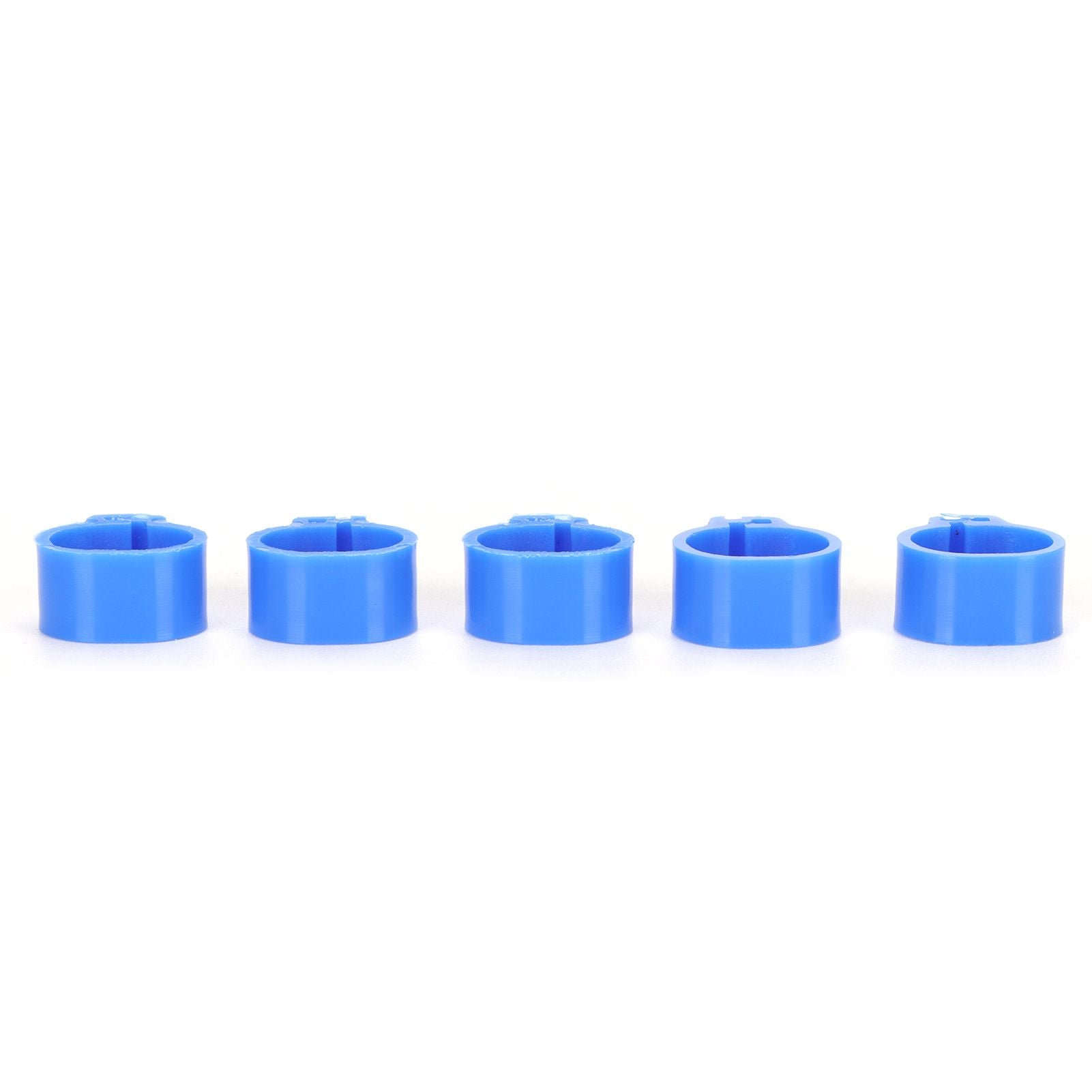 200Pcs 10mm Pigeons No Word Leg Ring Poultry Foot Clip Identification Ring Birds SuppliesBlue