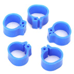 200Pcs 10mm Pigeons No Word Leg Ring Poultry Foot Clip Identification Ring Birds SuppliesBlue