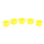 200Pcs 10mm Pigeons No Word Leg Ring Poultry Foot Clip Identification Ring Birds SuppliesYellow