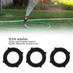 100Pcs G3/4 Rubber Washer Waterproof Garden Hose Faucet Sealing Gasket Accessories
