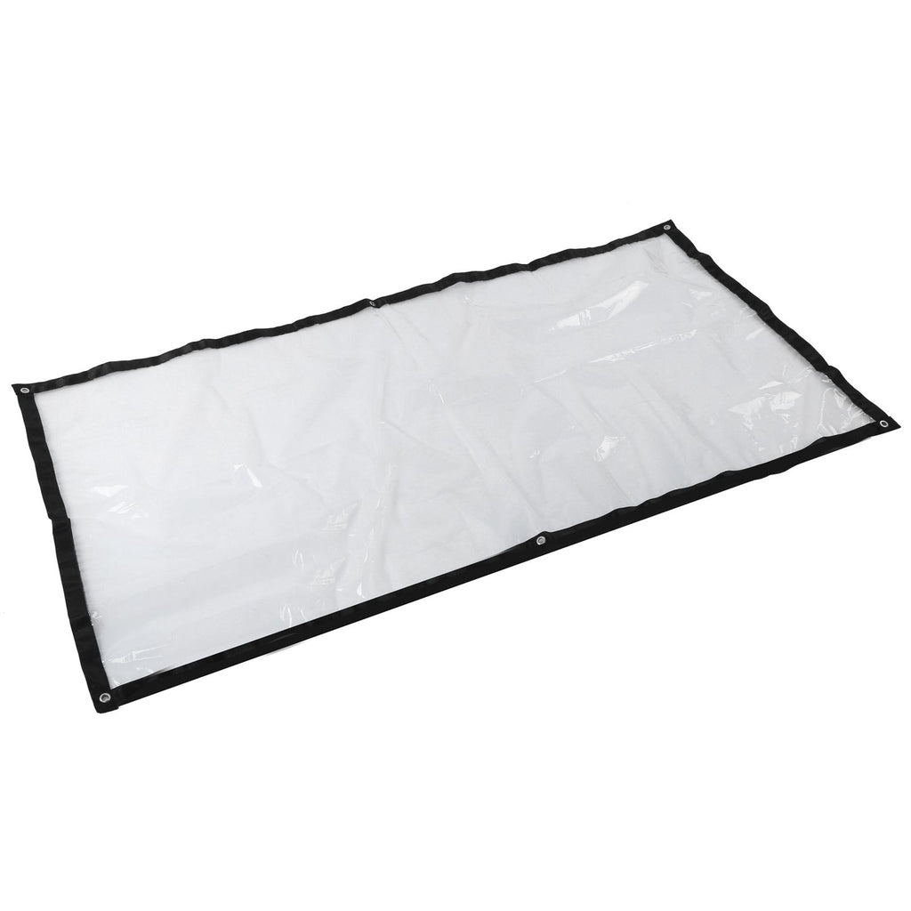 1mx2m Rain Tarp Transparent Cover Shade Sail Garden Bonsai Succulent Plants Cover Shelter