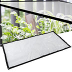 1mx2m Rain Tarp Transparent Cover Shade Sail Garden Bonsai Succulent Plants Cover Shelter