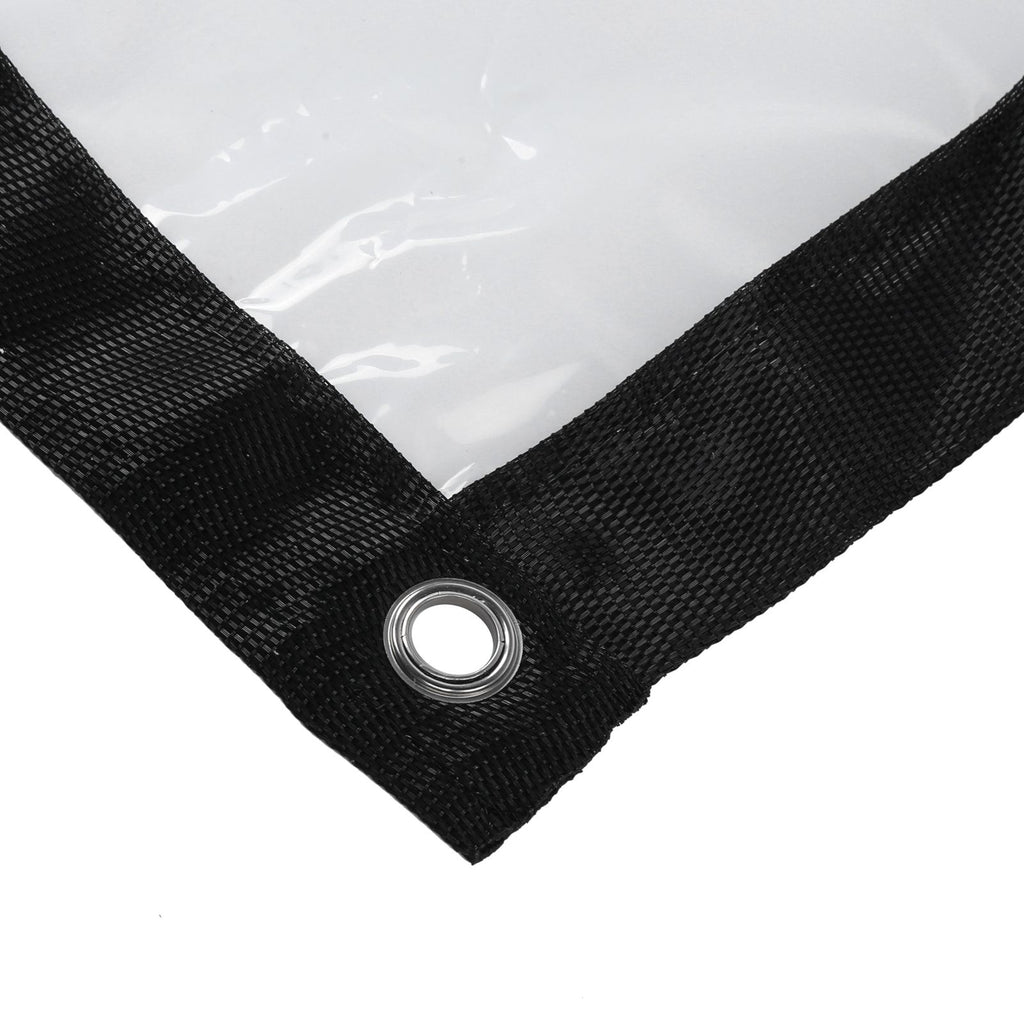 1mx2m Rain Tarp Transparent Cover Shade Sail Garden Bonsai Succulent Plants Cover Shelter