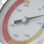 0-280℃ Stainless Steel Grill Thermometer Oven Pointer Temperature Meter Kitchen Supplies